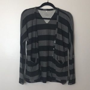 Pete & Greta for Johnny Was Long Sleeve Stripe Cardigan